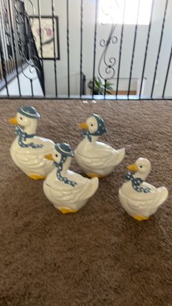 Vintage Mother Goose Cooke jars