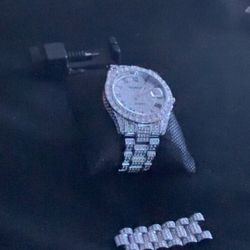 Moissonite/quarts Watch 