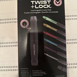 Twist&Lock Interchangeable Crochet Hooks&accessories!