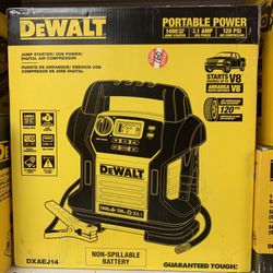 Dewalt New Jump Starter / USB POWER/ DIGITAL AIR COMPRESSOR 