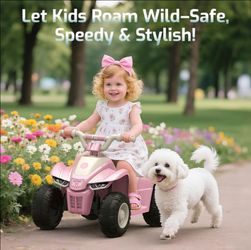 Gotrax Ride on Toy for Toddlers 1.5-4, 12V Battery for 80Mins, Max 1.5MPH
Safe Replaceable Lead-acid Battery, Forward/Reverse 2 Gears, Max 66lbs Load,