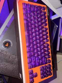 Drop CSTM80 + Orange Drop Top Case Keyboard