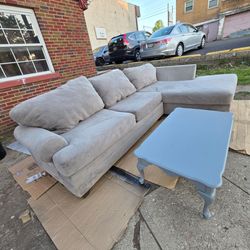Sofa and coffee table