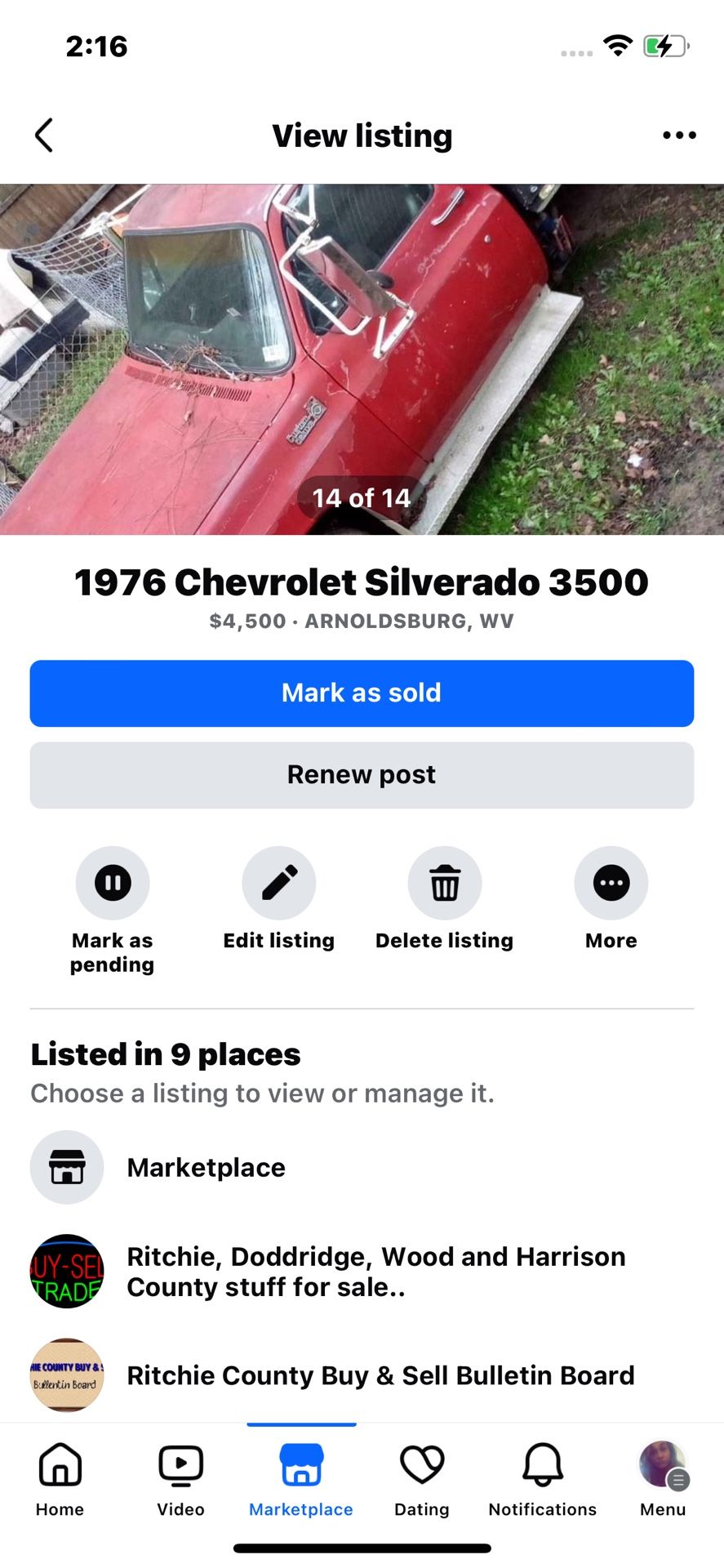 1976 Chevrolet Pickup