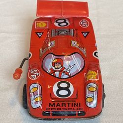 Vintage MTU made in Korea Lever Wind Tin Toy