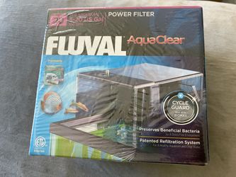 Fluval AquaClear 20 Power Filter 5–20 Gallon 100 GPH – New Sealed