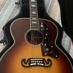 Gibson SJ-200 Deluxe Rosewood Acoustic-Electric Guitar Rosewood Burst