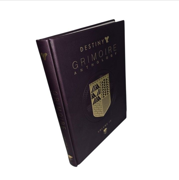 Destiny Grimoire Anthology Volume 4 Bungie Hardcover Red Burgundy Collectors Vol