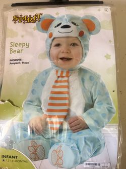 Halloween costume sleepy bear