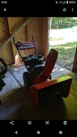 Bolens 8hp Snow Blower