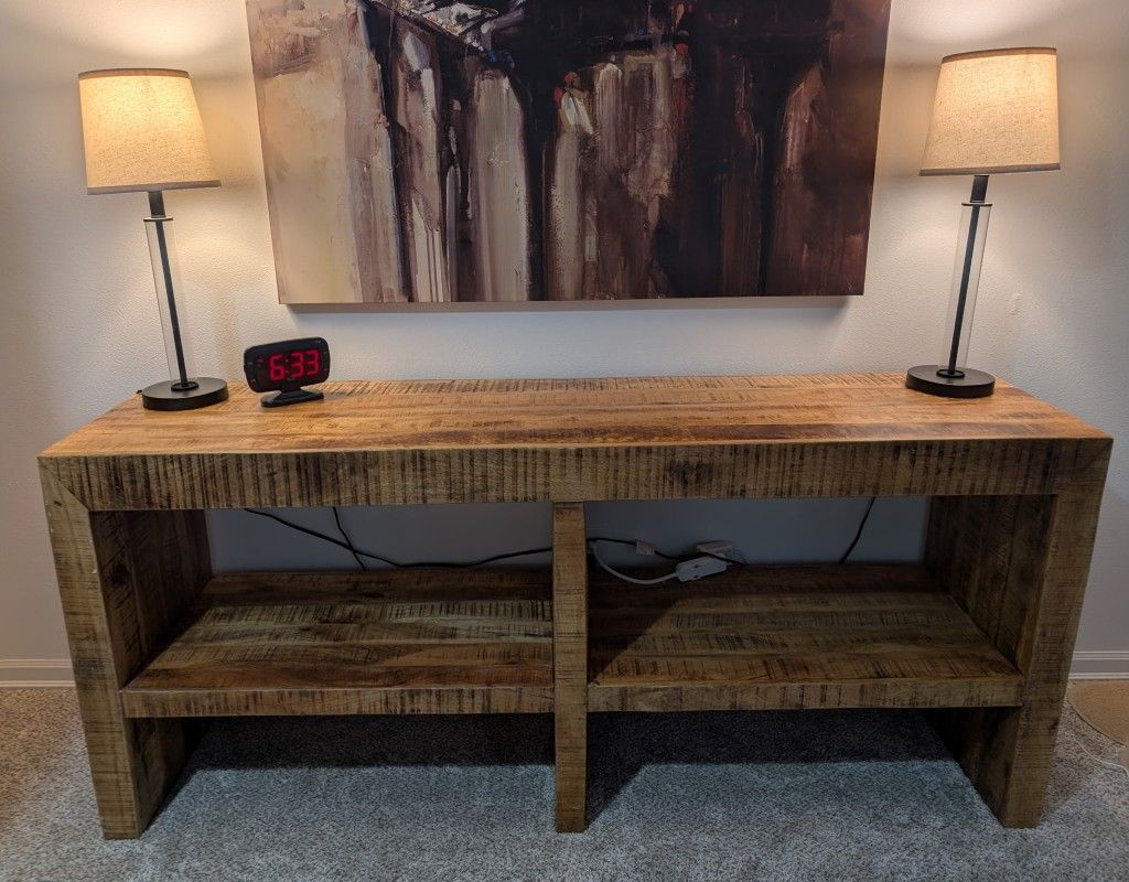 Sheesham Wood console Table and End Table