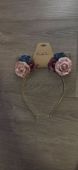 Headband with floral ears