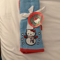 Hello Kitty Hand Towels