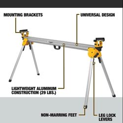 DEWALT Adjustable Miter Saw Stand, Heavy Duty (DWX723)