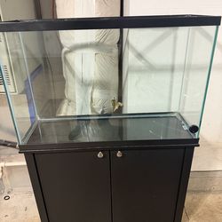 45 gallon aquarium with stand