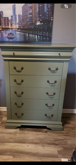 Tall Sage dresser