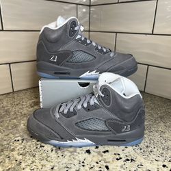 Size 7Y - Air Jordan 5 Retro Wolf Grey GS 2026 (DD0587-002)
