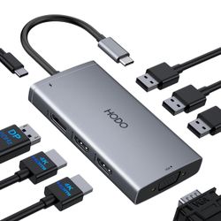 USB C MULTIPORT HUB 8-in-1