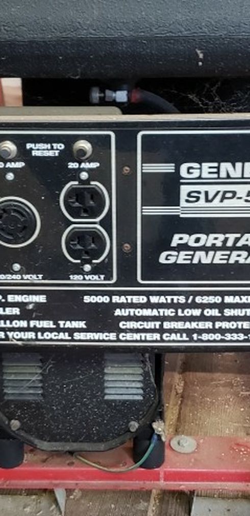 Generac 5000 Portable Generator