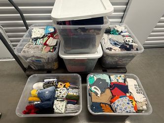 Little boys clothes and sneaker lot