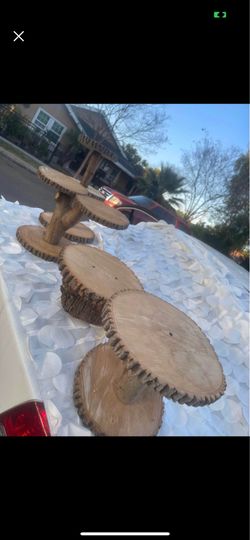 Rustic wood stands (Different prices) Starting at $25