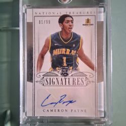 Cameron Payne Autographed Card Numberd 