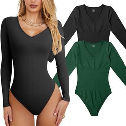 QQQ Long sleeve bodysuit