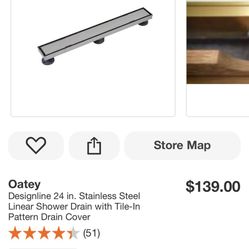 Oatey Linear Drain
