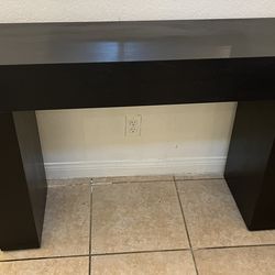 Modern black solid wood console and corner table $220