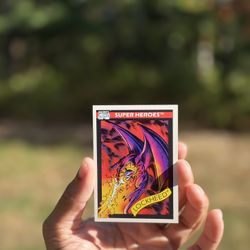 🐉 1990 Marvel Super Heroes Card #27 Lockheed