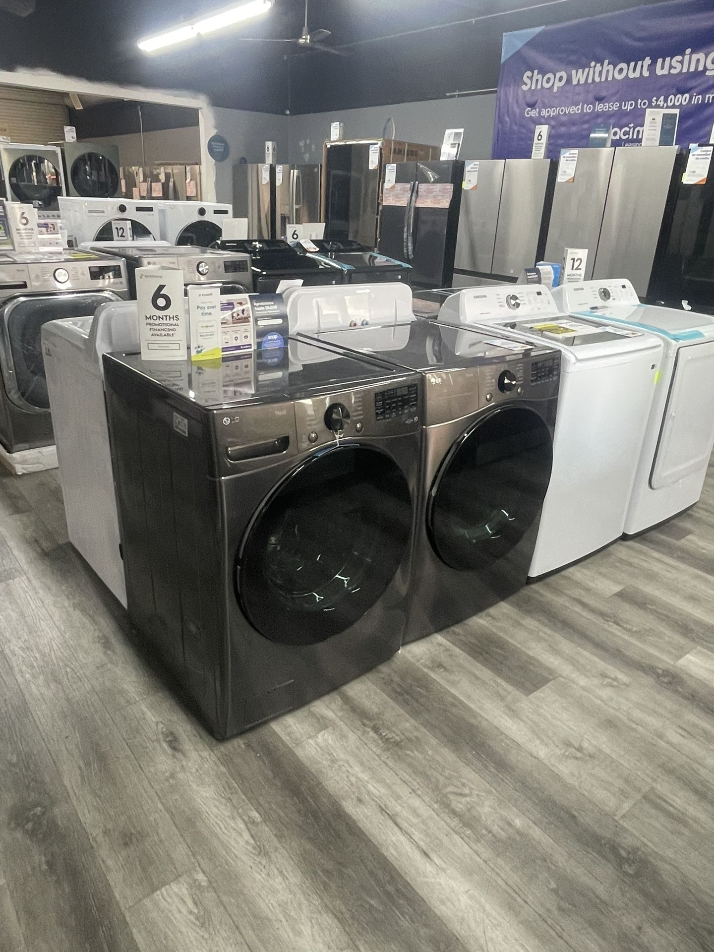 LG Front Load Washer 4.5 Cubic Ft. And Electric Dryer Laundry Pair🙌