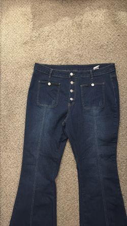 Shein plus size bell bottom jeans brand new