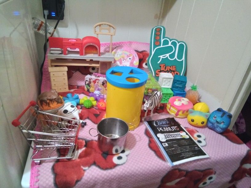 Box Full Of Toys For Boys And Girls