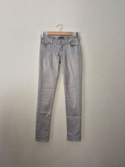 Celebrity Pink Juniors Light Grey Low Rise Skinny Pants Size: 1