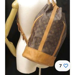 RARE VINTAGE PRE 80'S EX- LARGE LV STYLE RANDONNEE GM- AUTHENTIC CODE= 1651180- SHOULDER BAG- HUGE & GORGEOUS- LEATHER SHOWS A BIT OF USE! GORGEOUS 💖