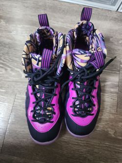 Nike Foamposite One Purple Black Sneakers