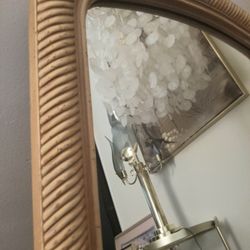 Wood mirror