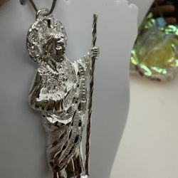 925 Sterling Silver Pendant High Quality Cubic Zirconia Stones 