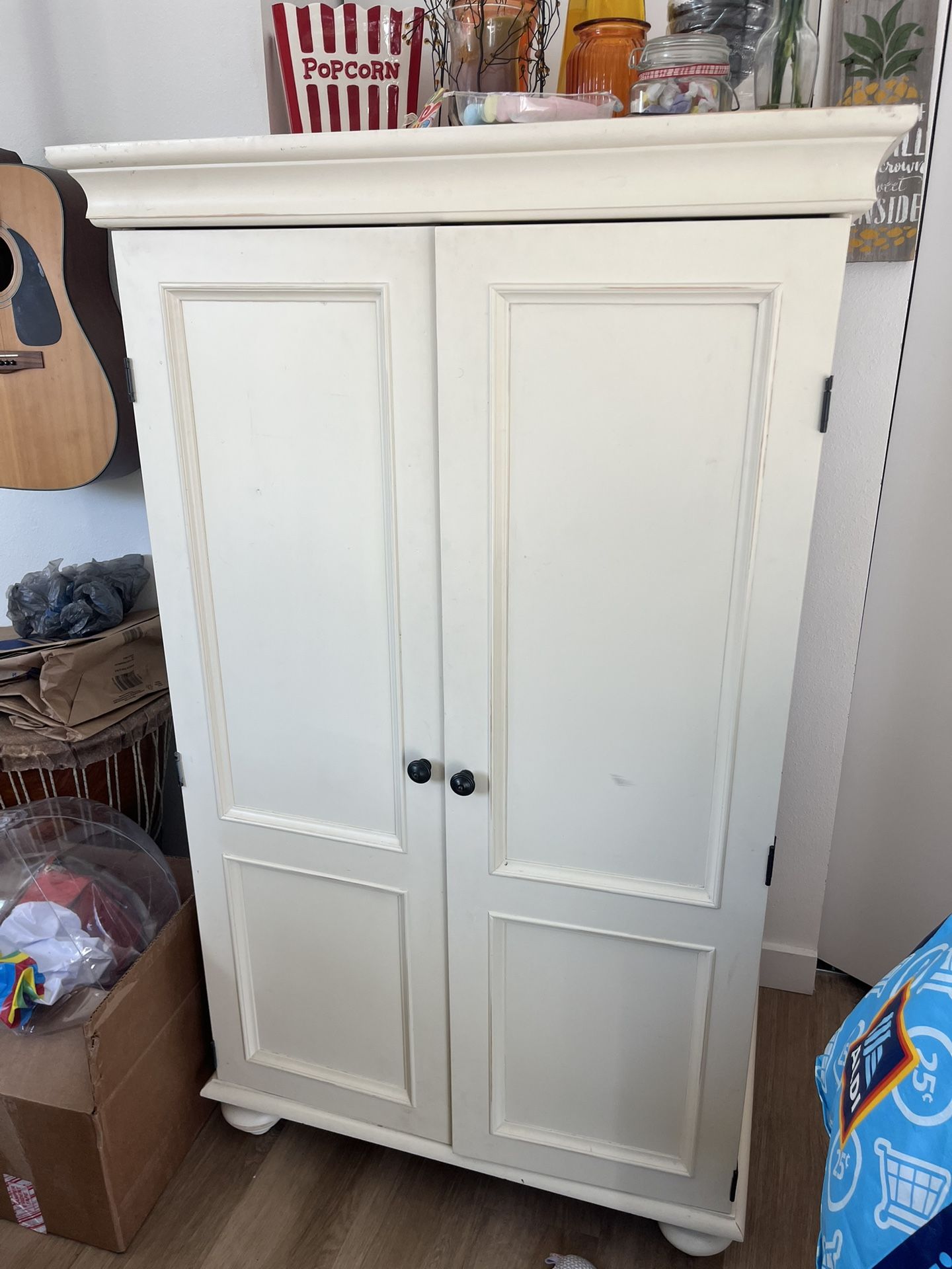 FREE Off white Cabinet/armoire Come And Get It