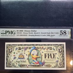 $5 2005 Disney Dollar 