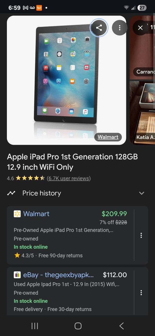 IPad Pro 1st Gen