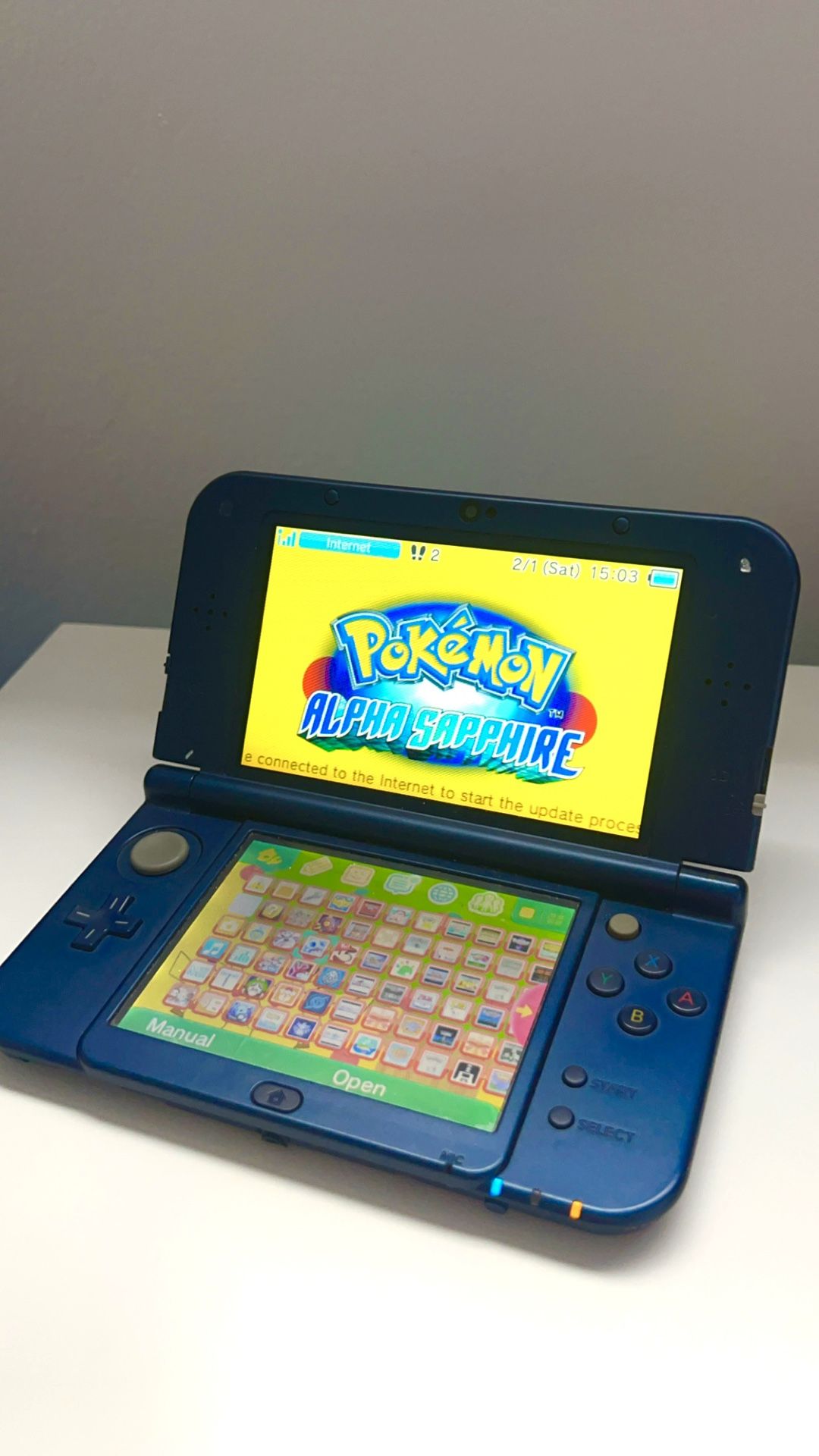 "New" 3DS XL with 100+ Games Installed! IPS SCREEN!