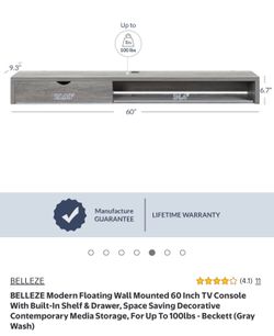 Wall Mounted Shelf & Drawer