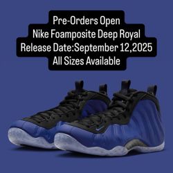 Nike Foamposite Deep Royal