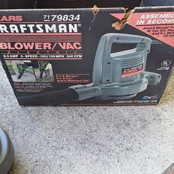 Craftsman Electric Leaf Blower With Gutter Cleaning Kit