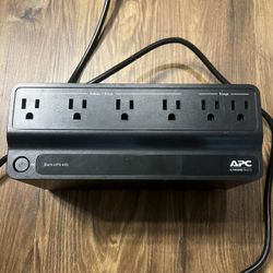 APC BE425M Back-UPS 6-Outlet Surge Protector and Battery Backup (120V)