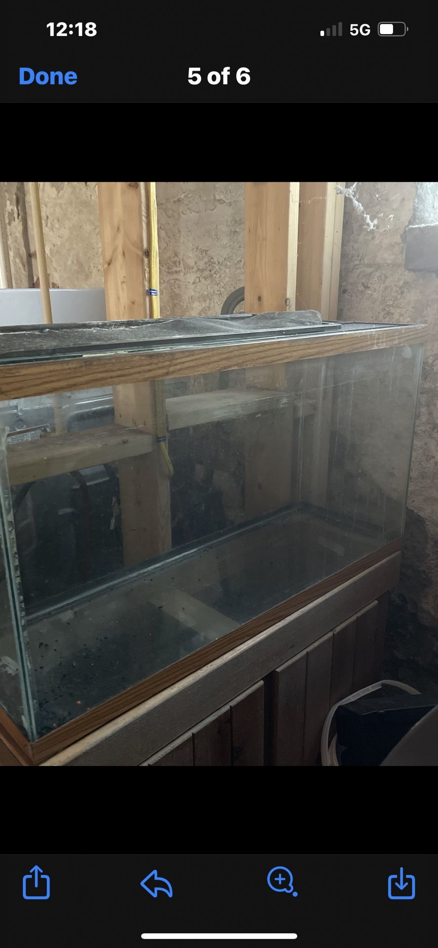 40 Gallon Fish Tank  Stand Included