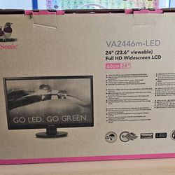 24" ViewSonic LED Computer Monitor (Full HD Widescren LCD)
