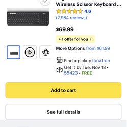 Wireless K780 Logitech Keyboard 