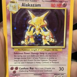Base Set Holo Alakazam 